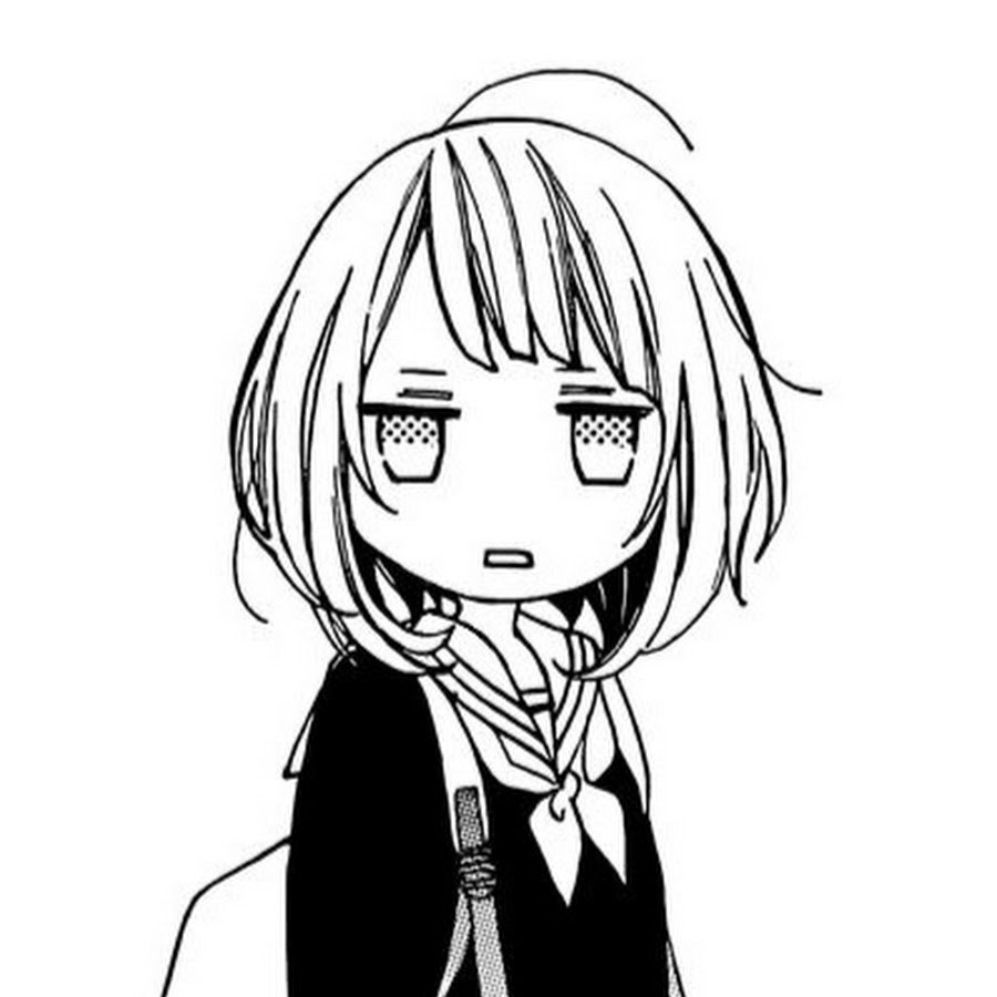 Аниме черно белые Веселые