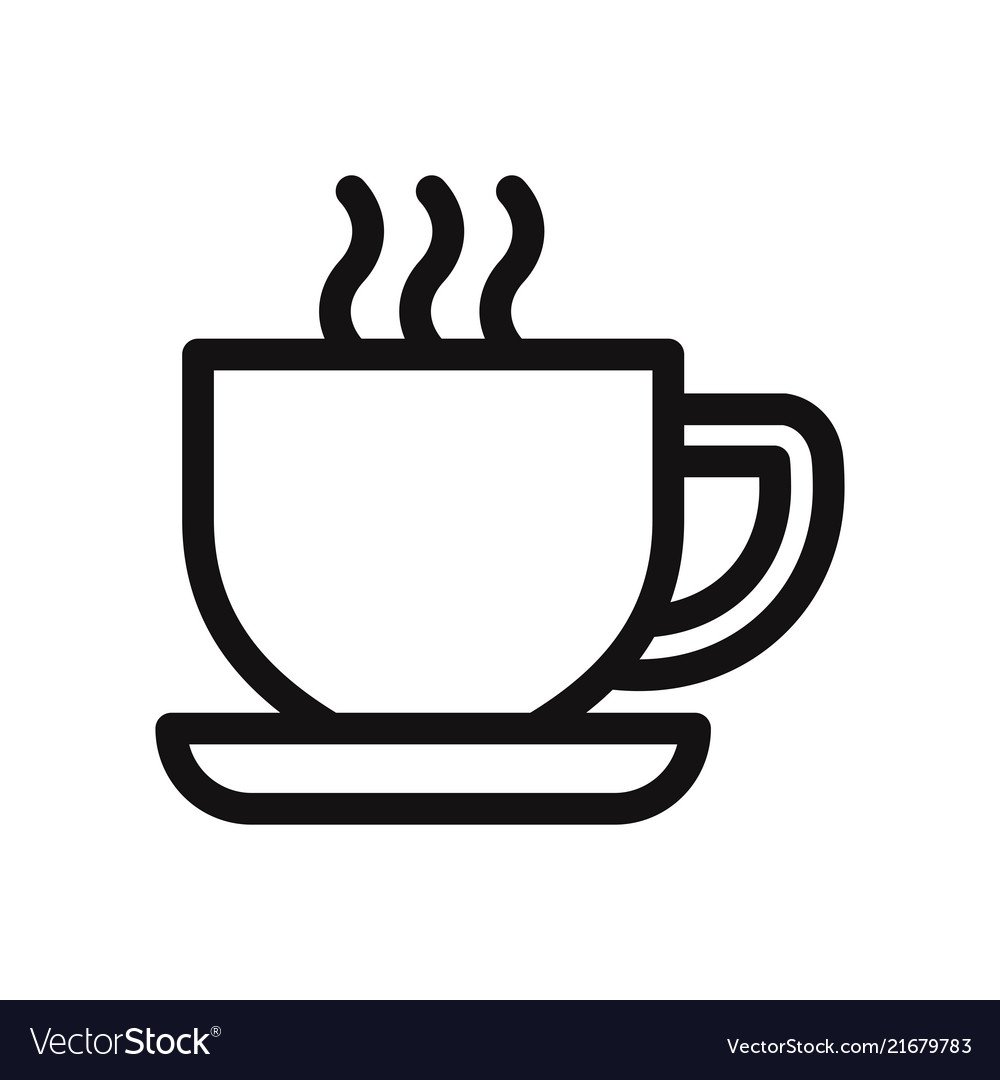 Чашка кофе значок