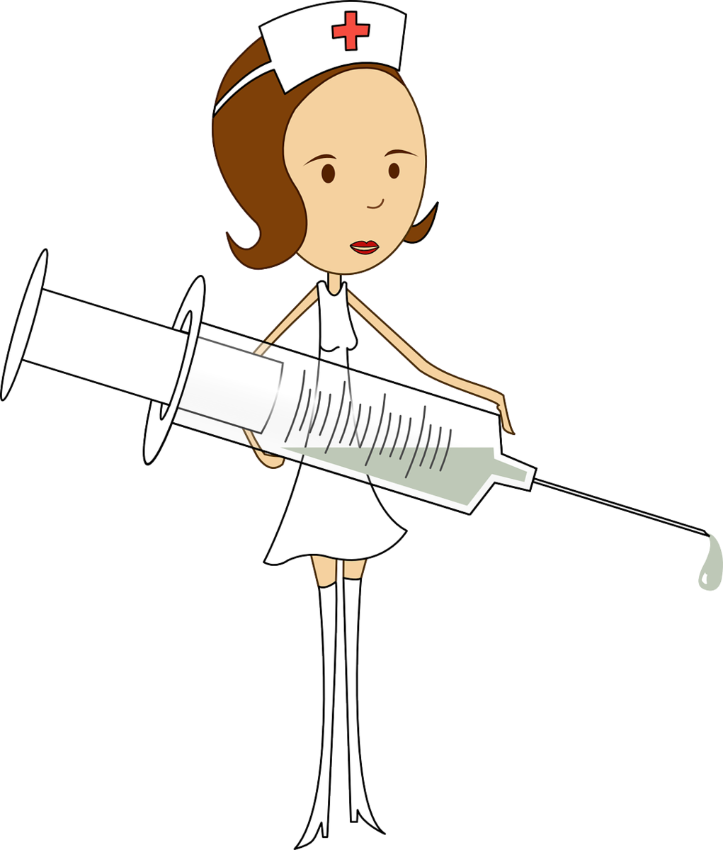Медсестра со шприцом