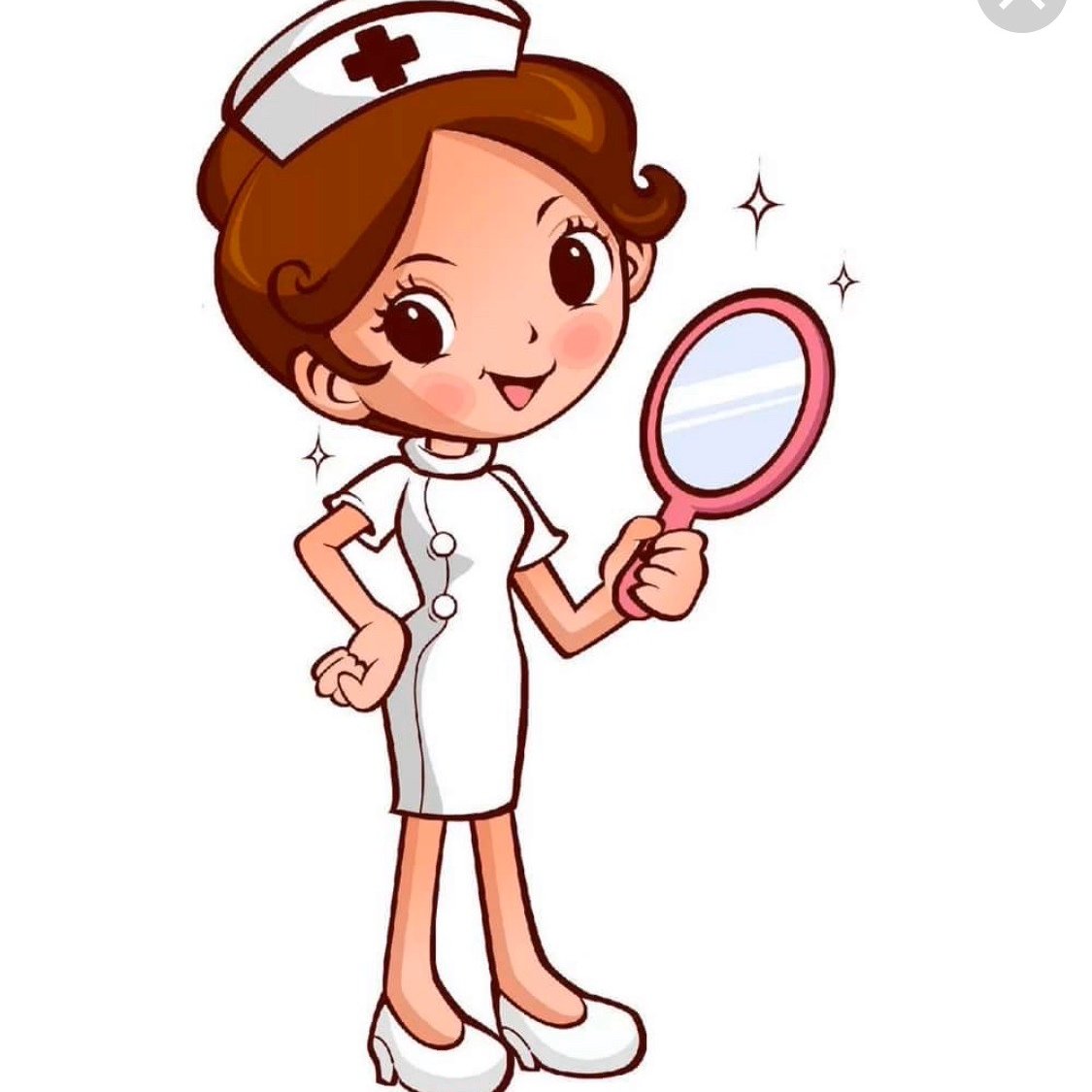 Медсестра мультяшки