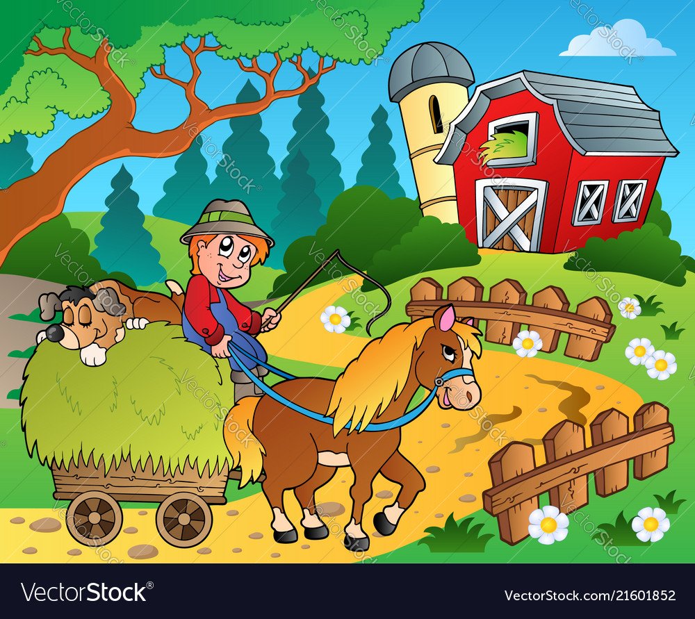 Рисунок новый год в коровнике