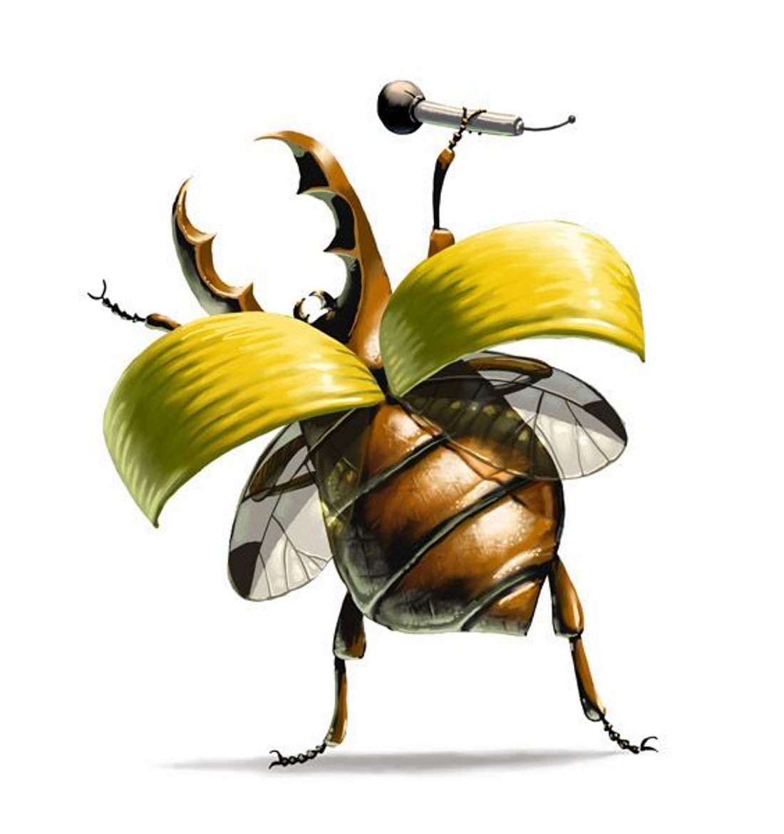 Майский хрущ мультяшная