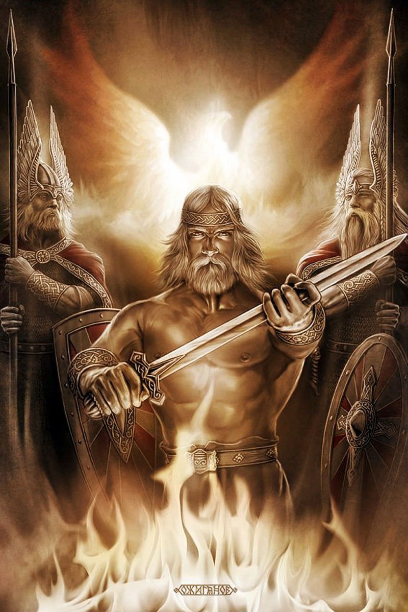 Велес Бог славян арт