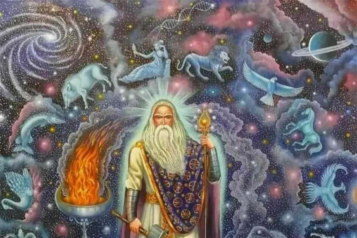 Дзалба Владислав картины славянские боги