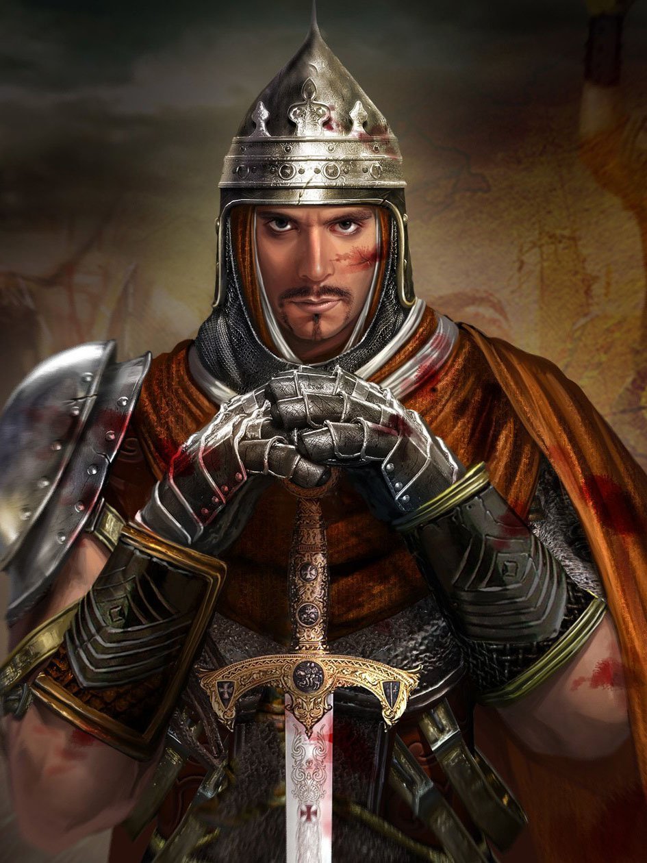 Русский воин с мечом