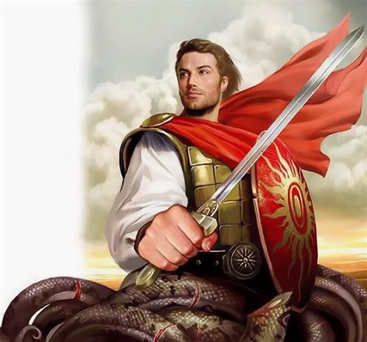 Витязь древнерусский воин богатырь