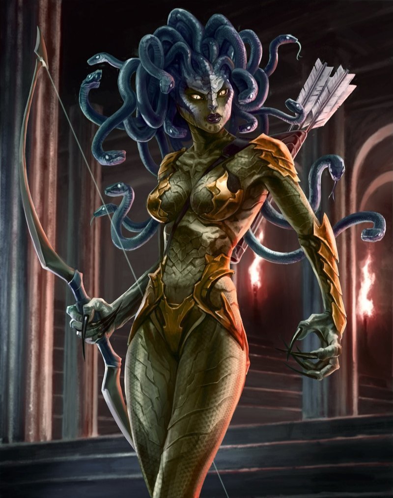 Медуза Горгона красивая