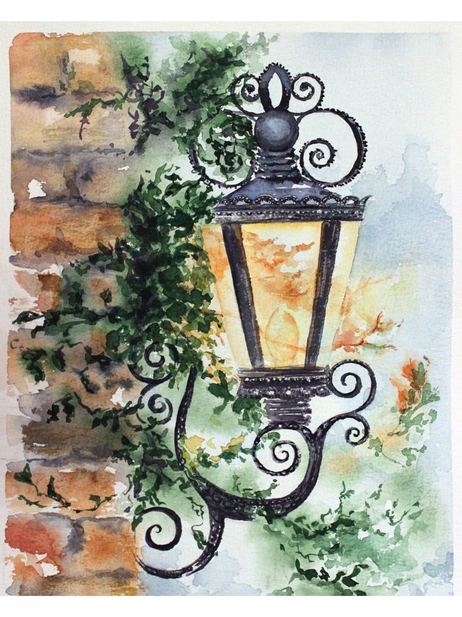 Питерский фонарь вектор