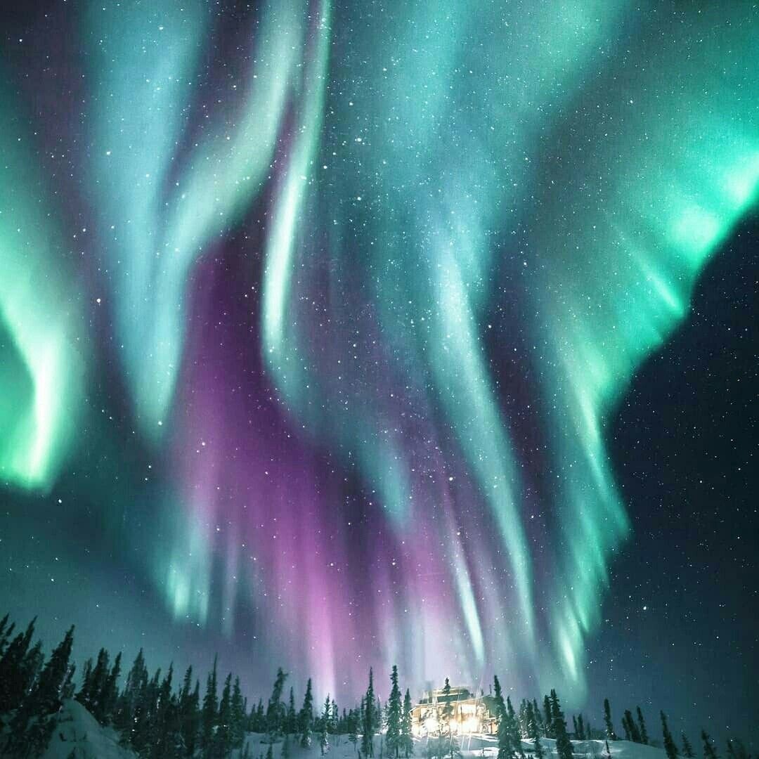 Черчилл Канада Северное сияние