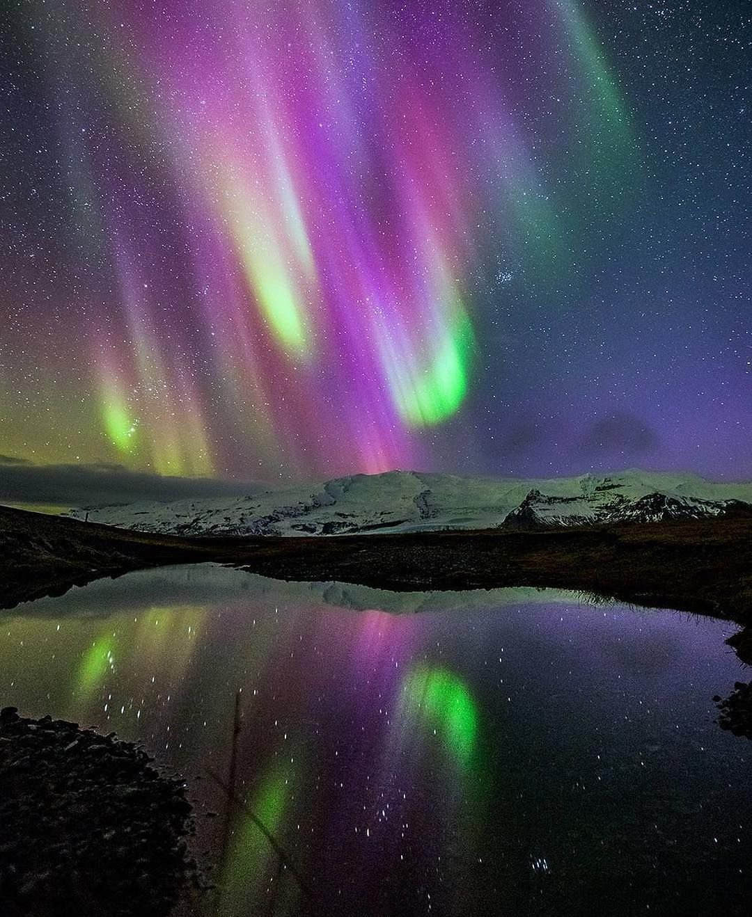 Северное полярное сияние