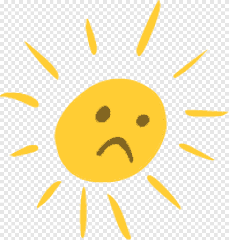 Солнышко печальное