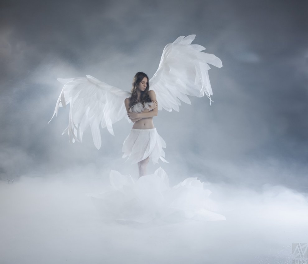 Белое перо в небе