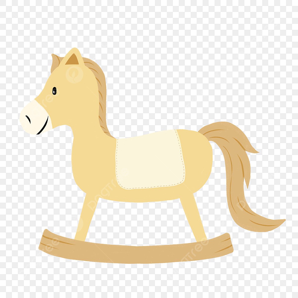 Лошадка каталка вектор