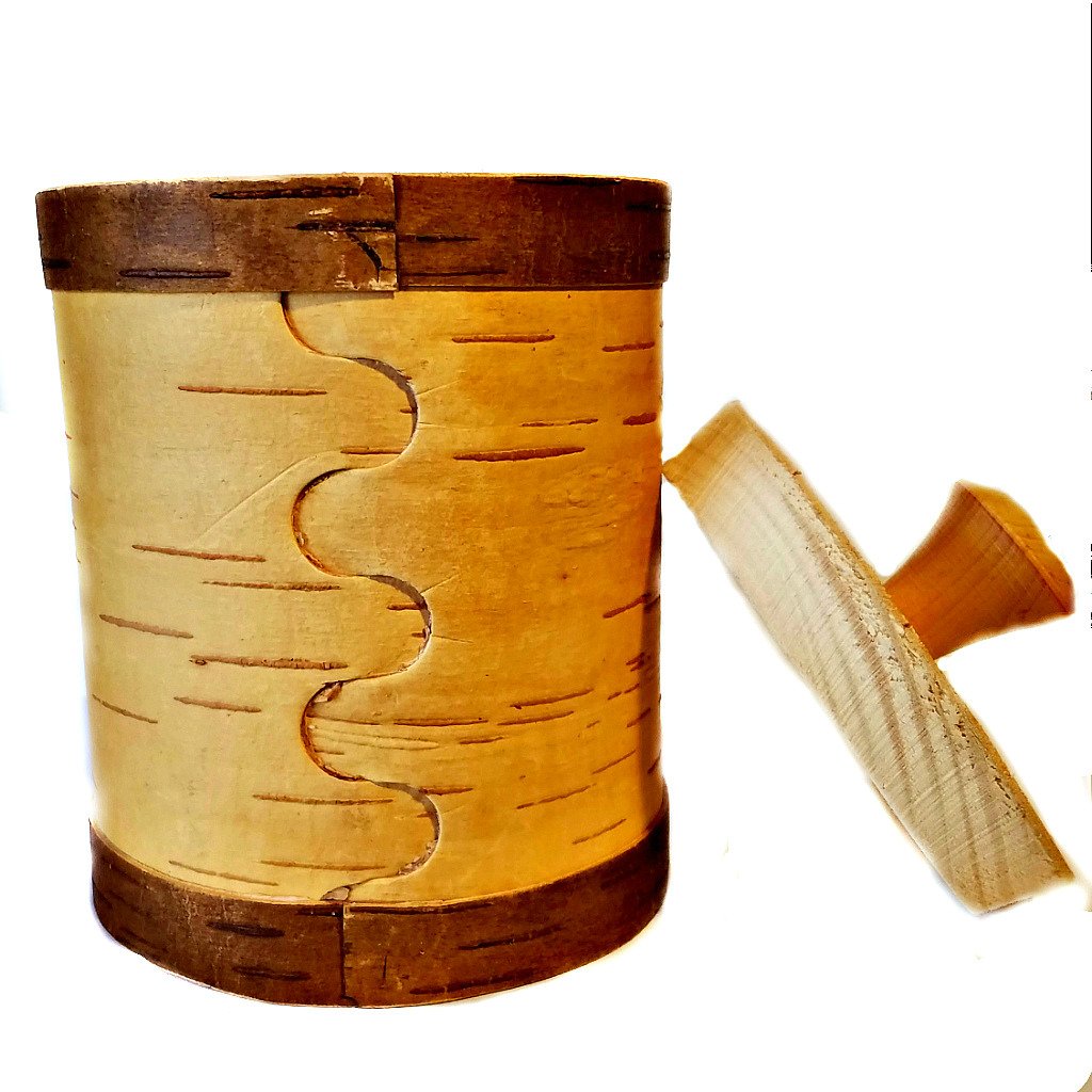 Городецкая роспись Туесок