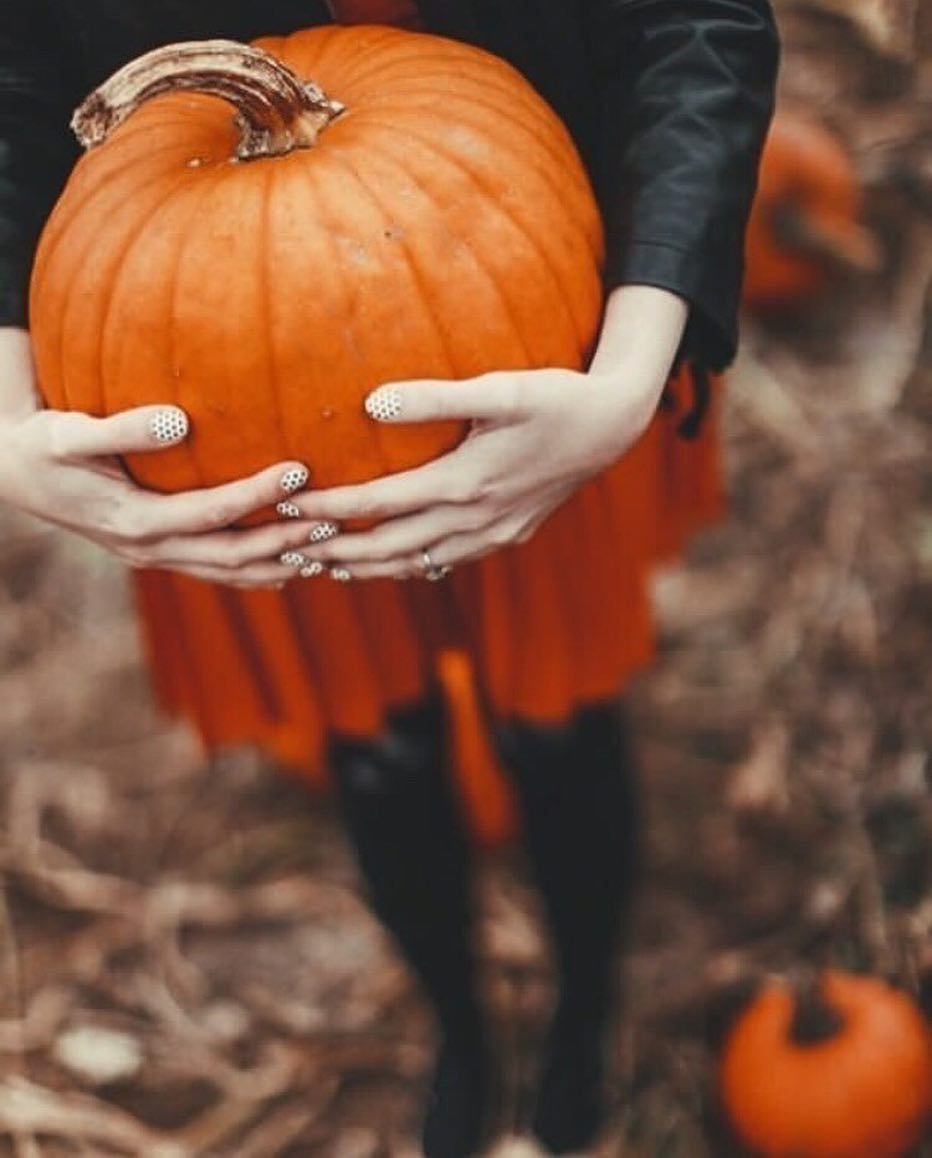 Осенняя фотосессия с тыквами