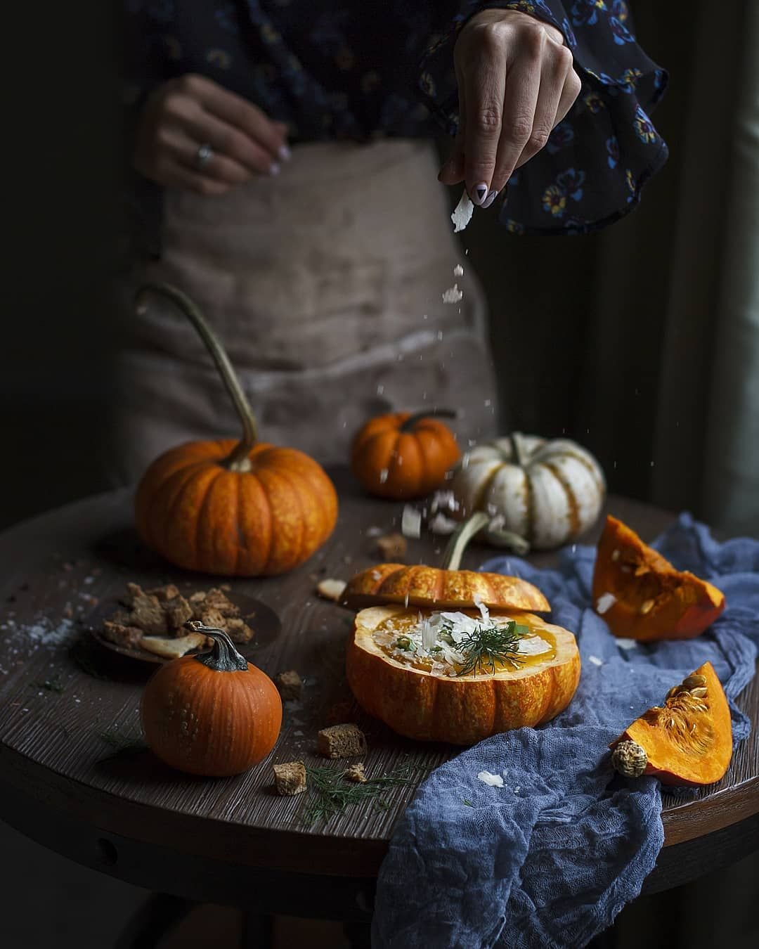 Фотосессия с тыквами