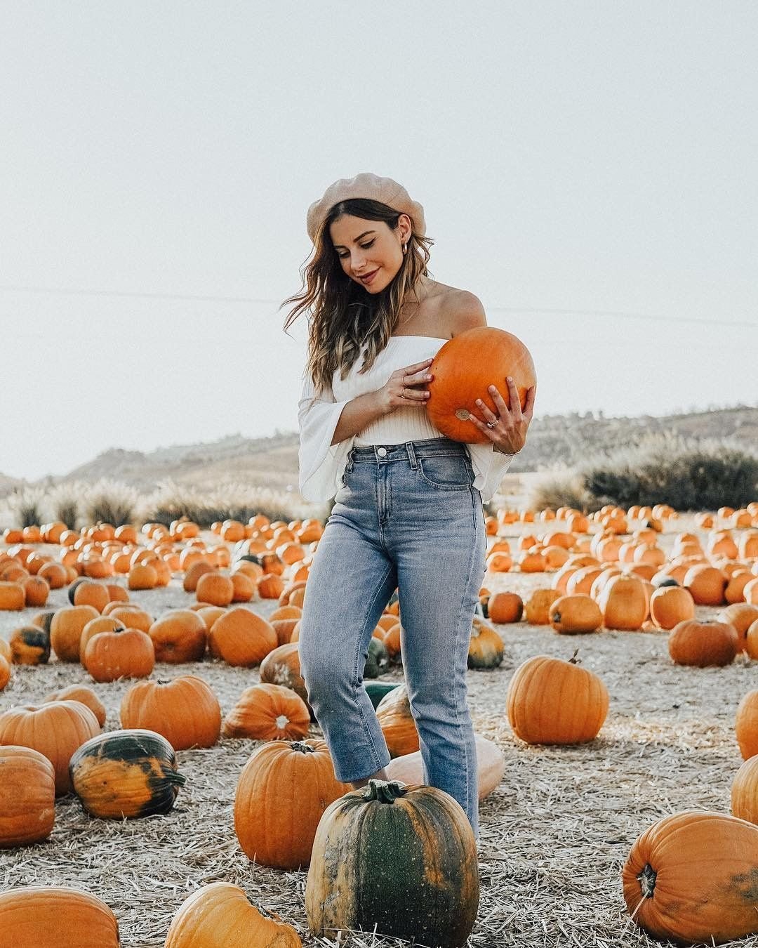 Фотосессия с тыквами