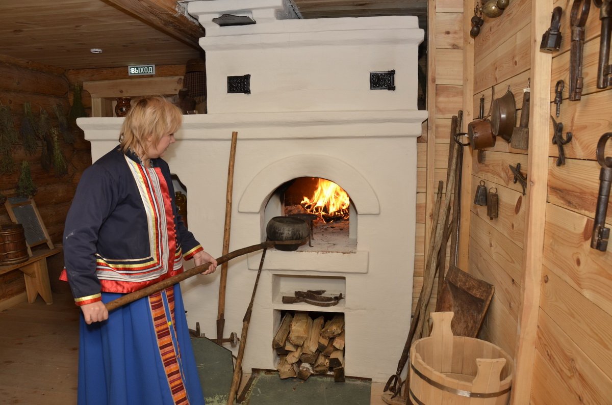 Печь старинная