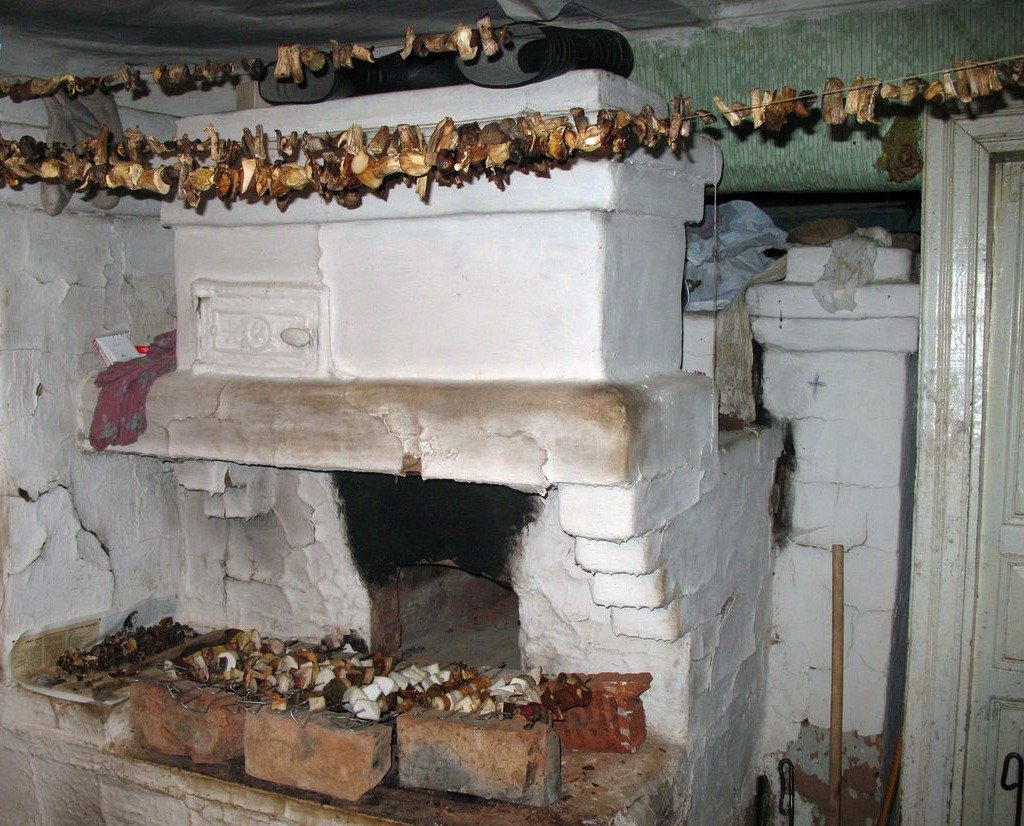 Старые русские печи в домах