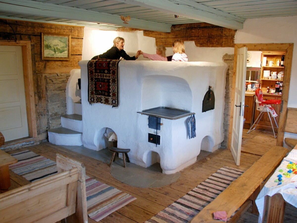 Русская печь Мазанка с лежанкой