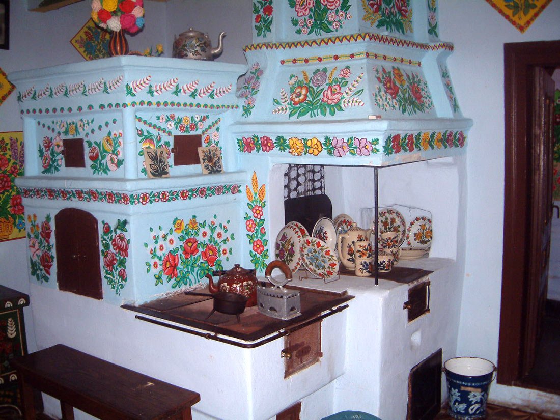 Украшение русской печи