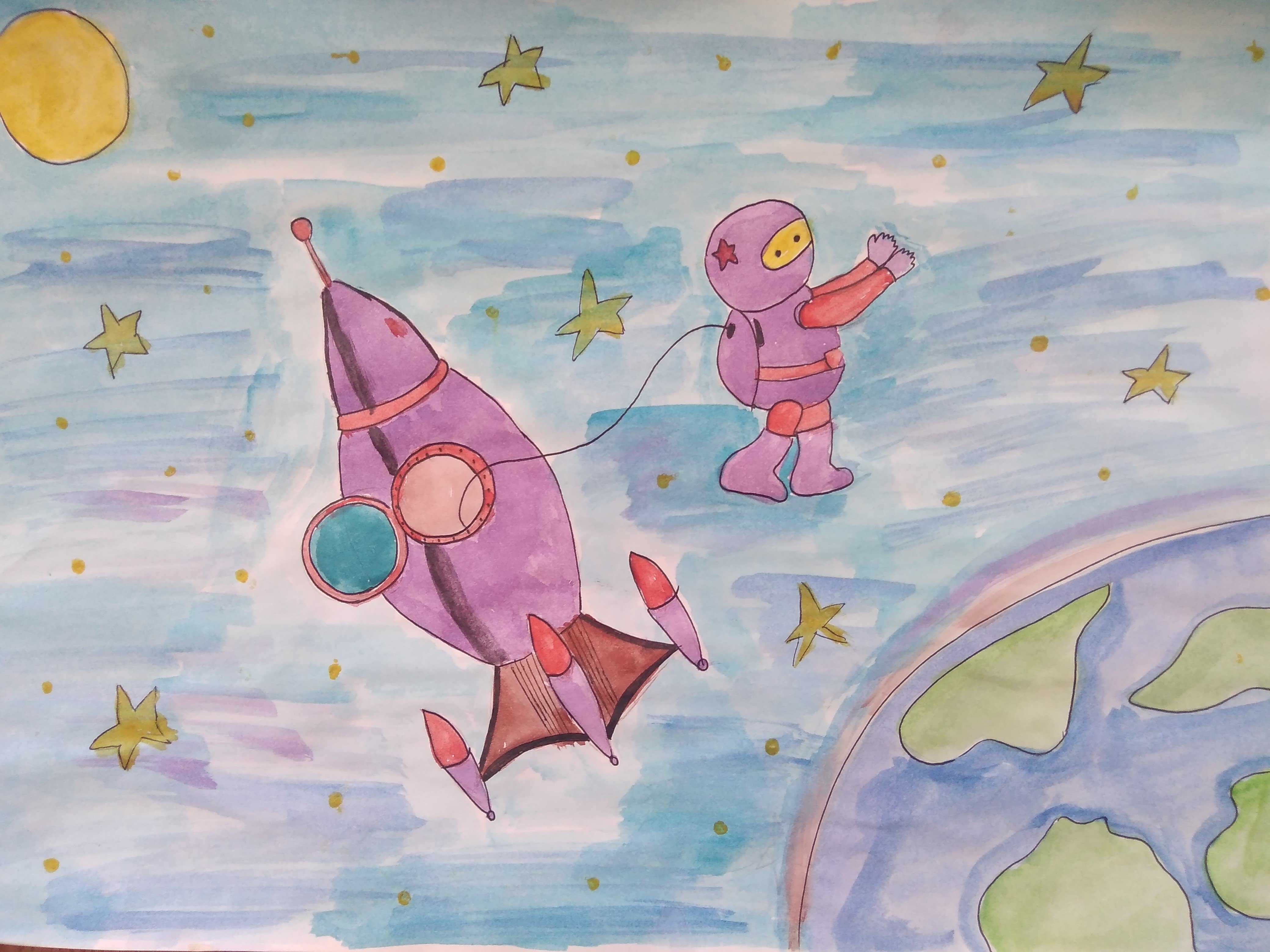 Нарисовать космос 1 класс. Космос глазами детей. Рисунки на тему космос глазами детей. Детские рисунки про космос. Рисунки на тему космос для детей.