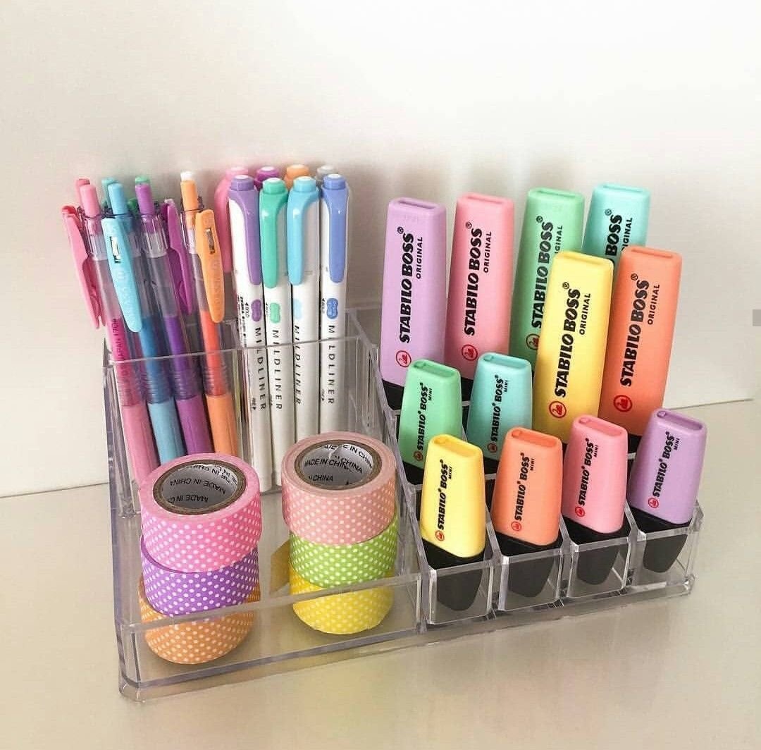 Органайзер для канцелярии в пастельных оттенках