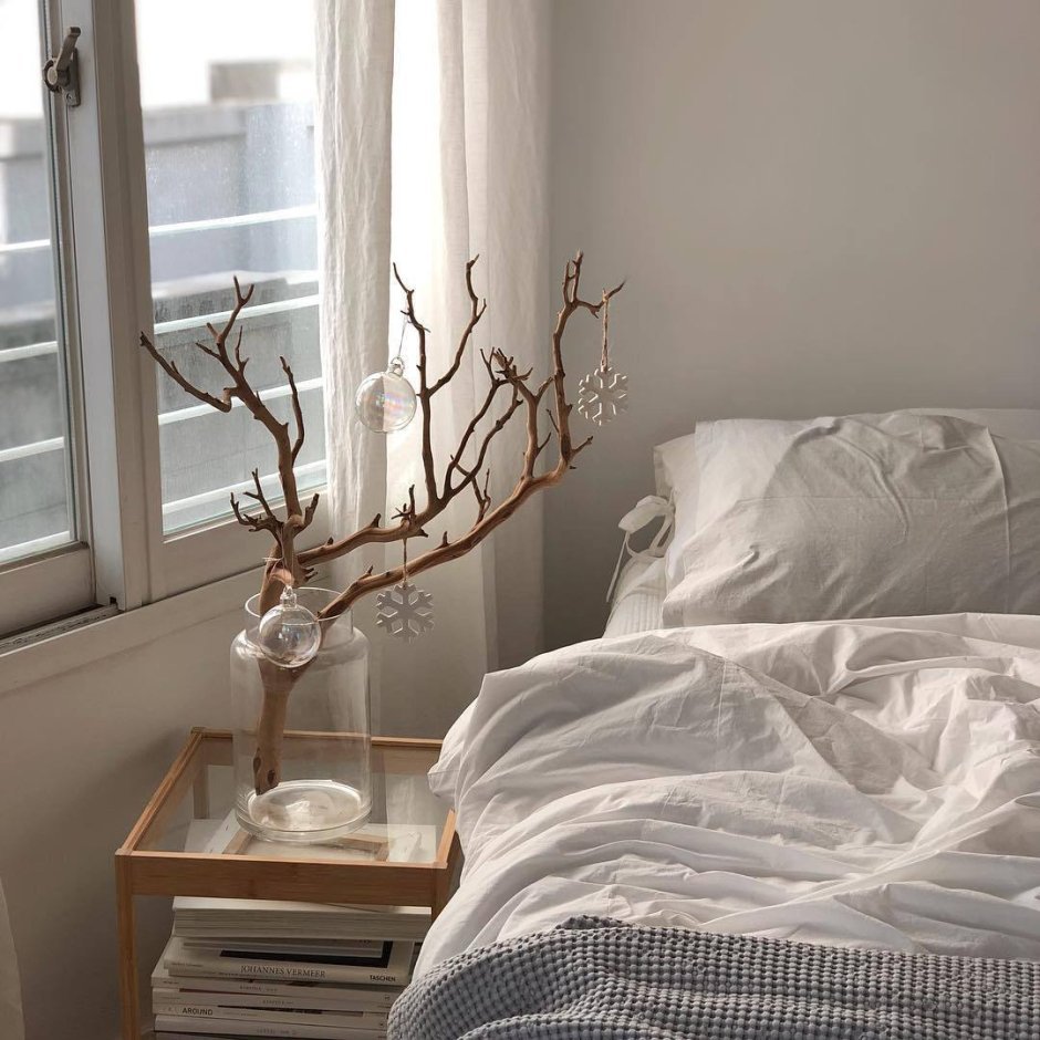 Бежевая спальня Эстетика