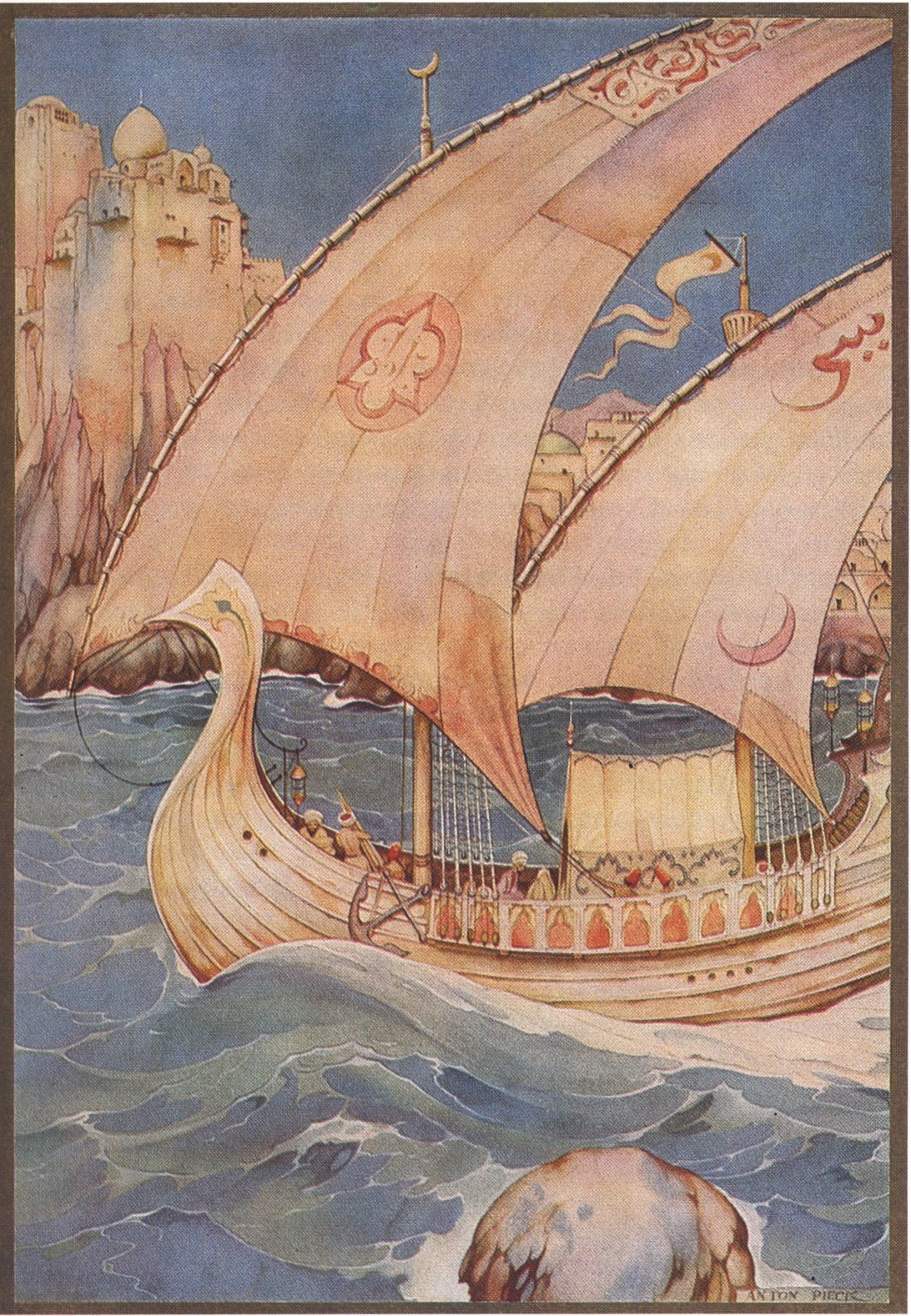 Раскраска Синдбад Легенда семи морей