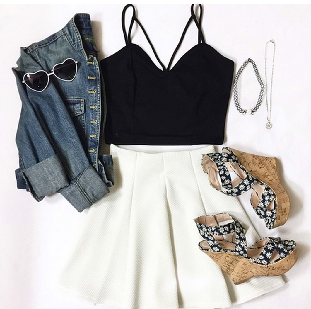 Летние комплекты одежды для девушек