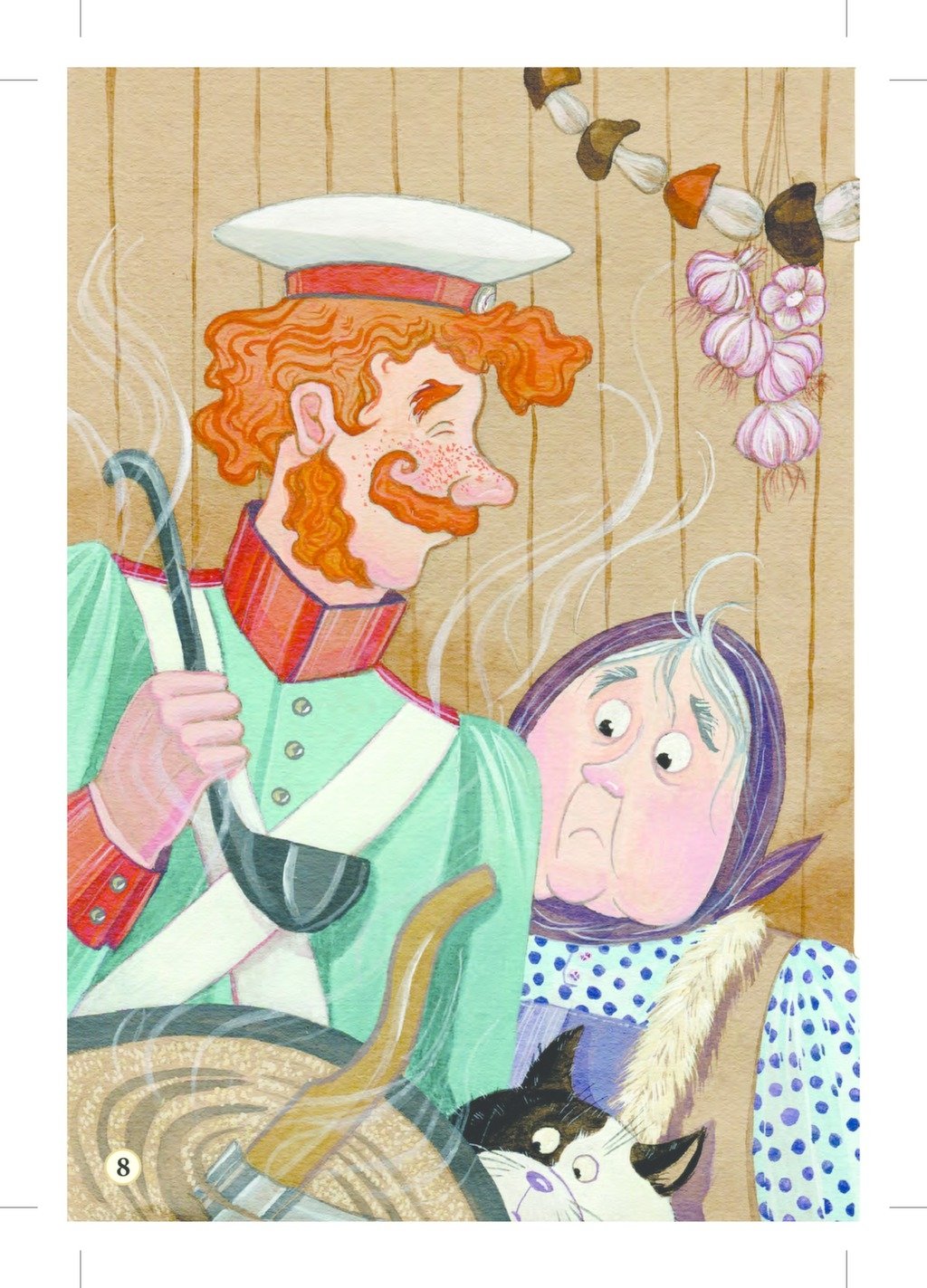 Каша из топора иллюстрации