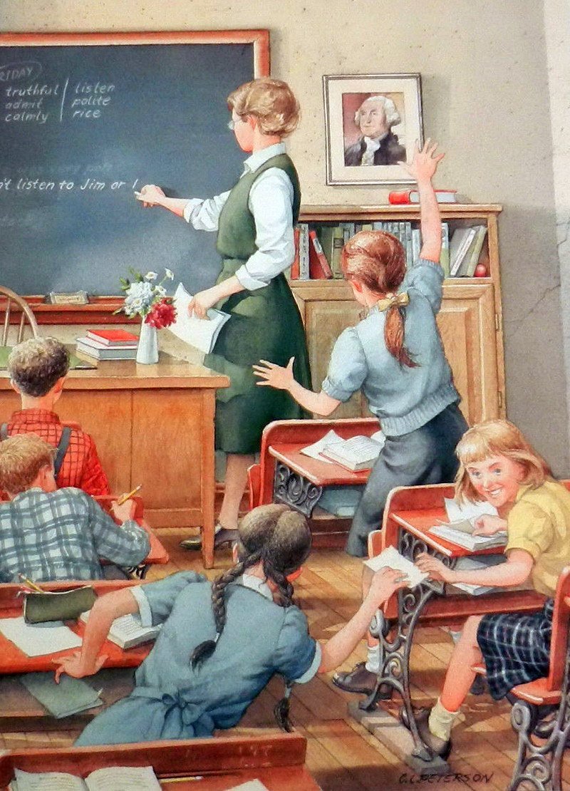 Норман Роквелл картины о школе