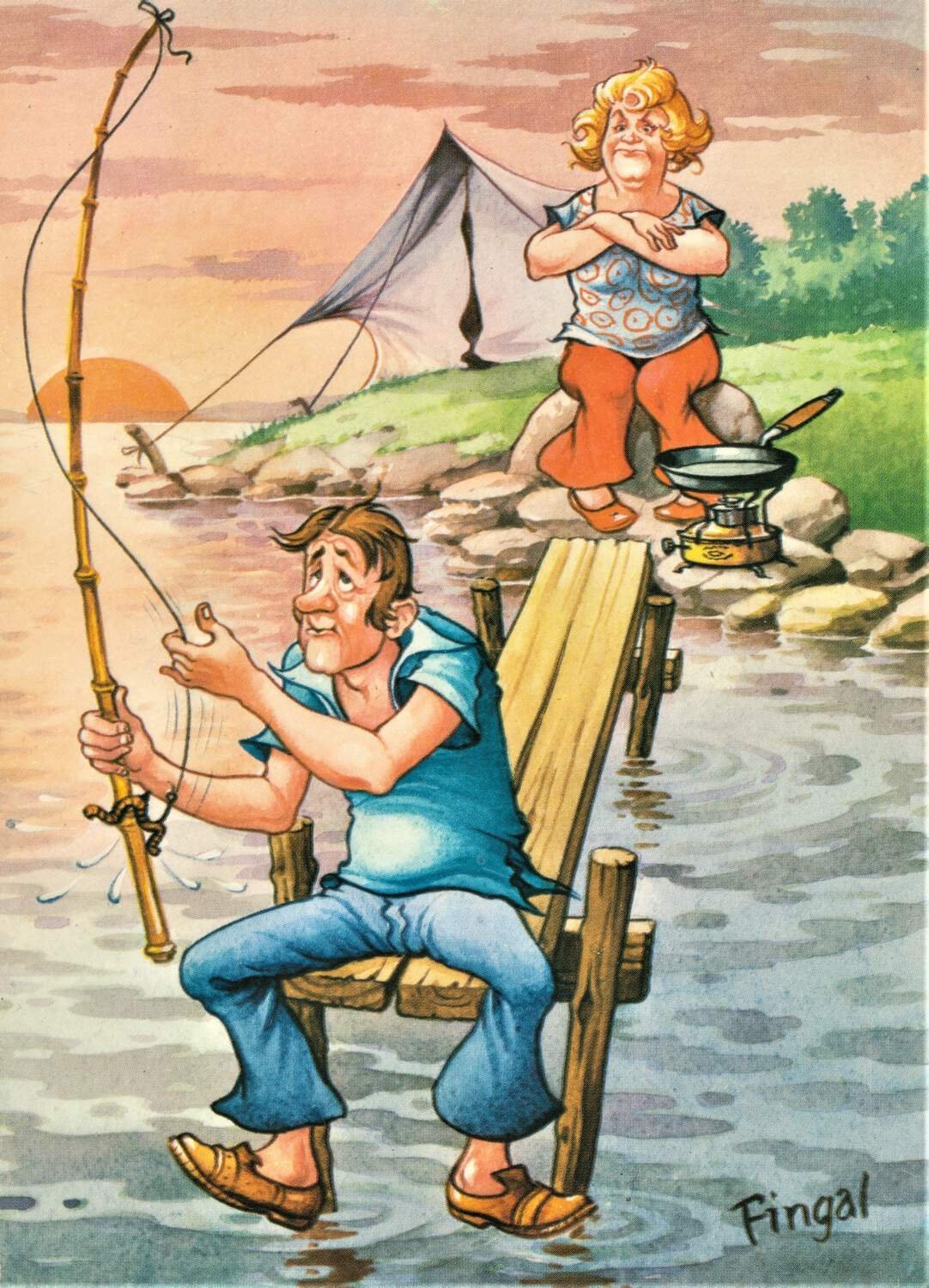 Приколы на тему рыбалки