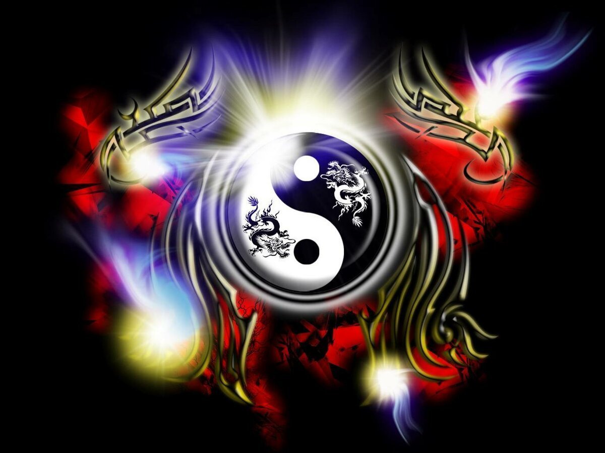 Инь Янь обои на телефон