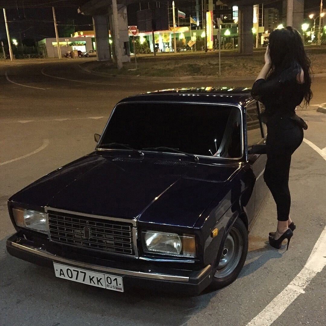 ВАЗ 2107 С розами