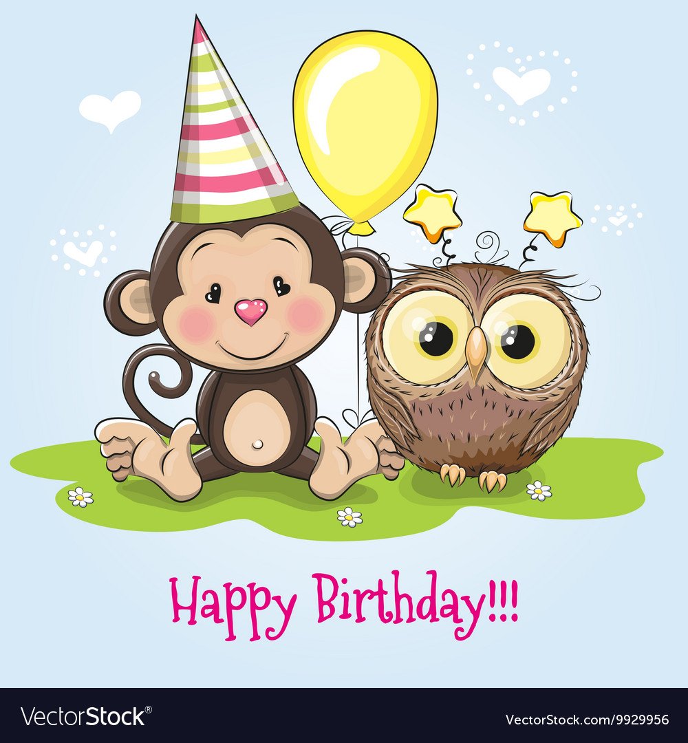 С днем рождения обезьяна