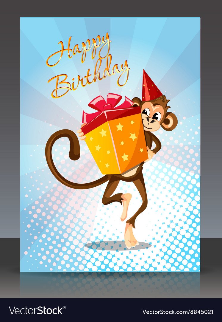 Обезьяна с музыкальным инструментом