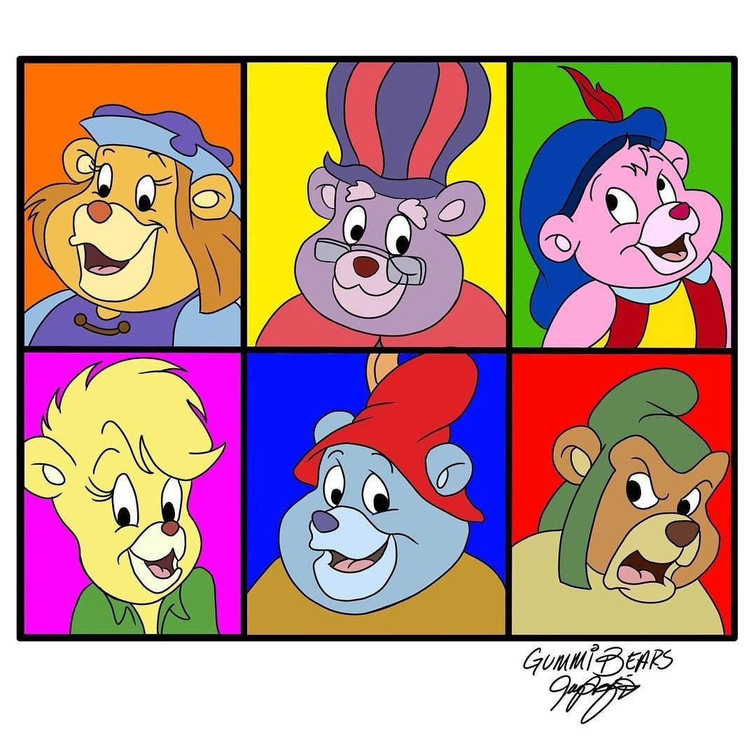 Мишки Гамми имена