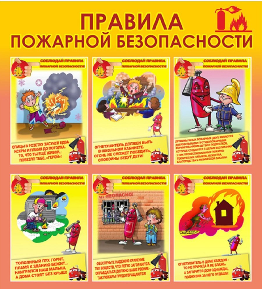 Правила противопожарной безопасности