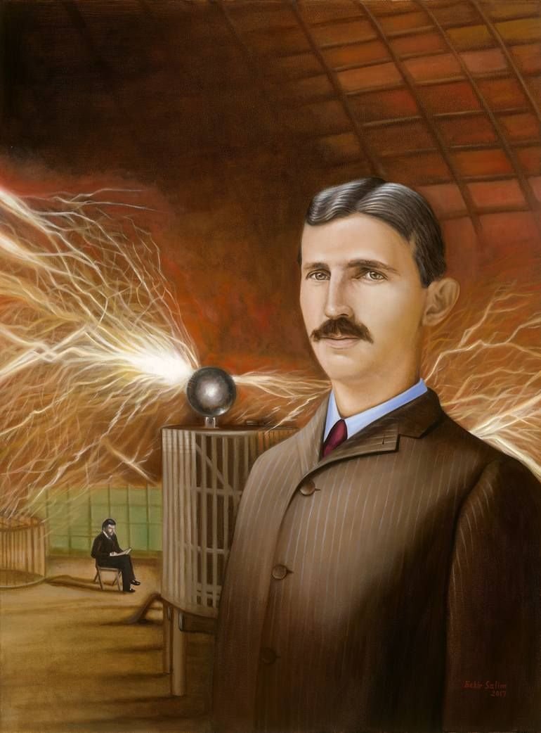 Никола Тесла картина