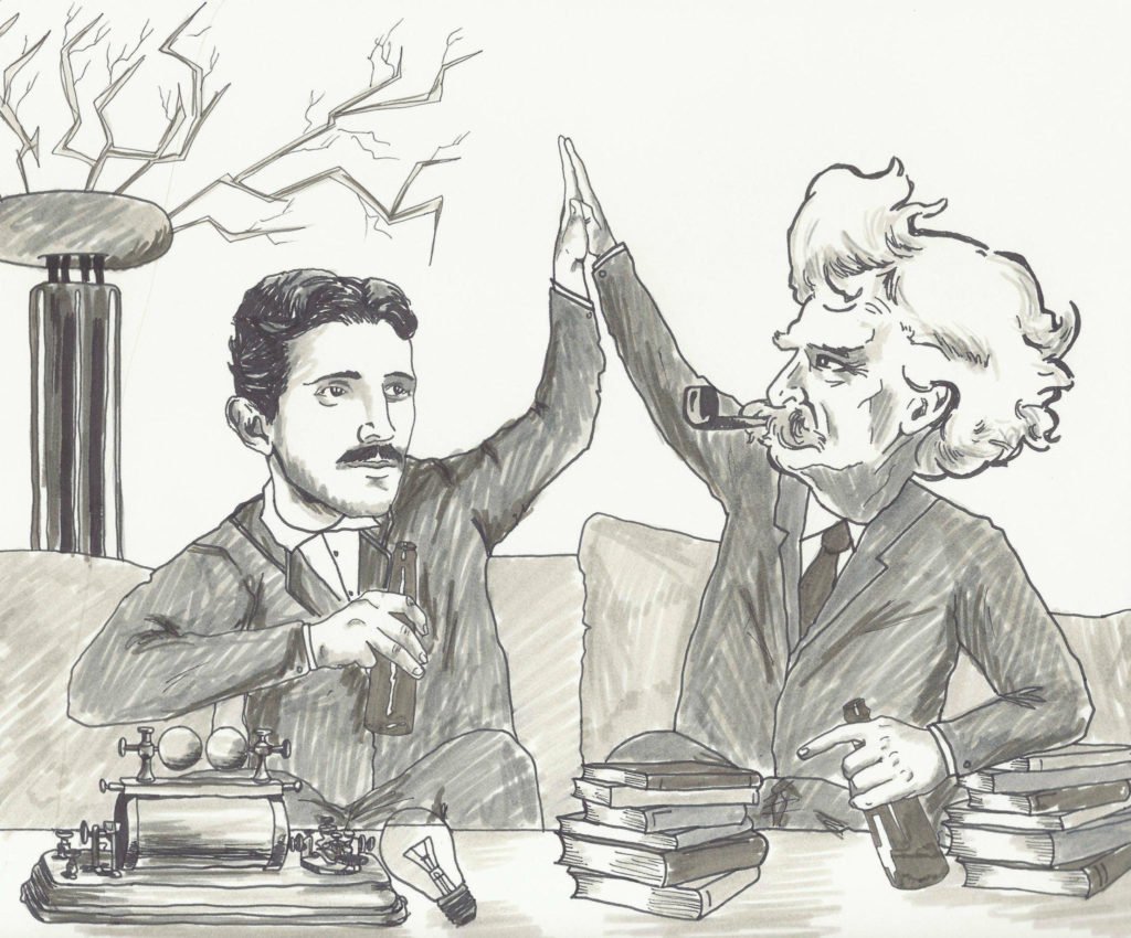 Никола Тесла арт