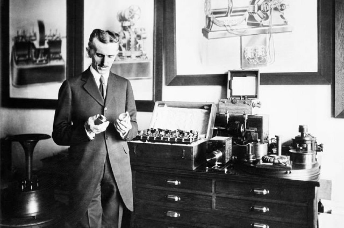 Никола Тесла и Твен