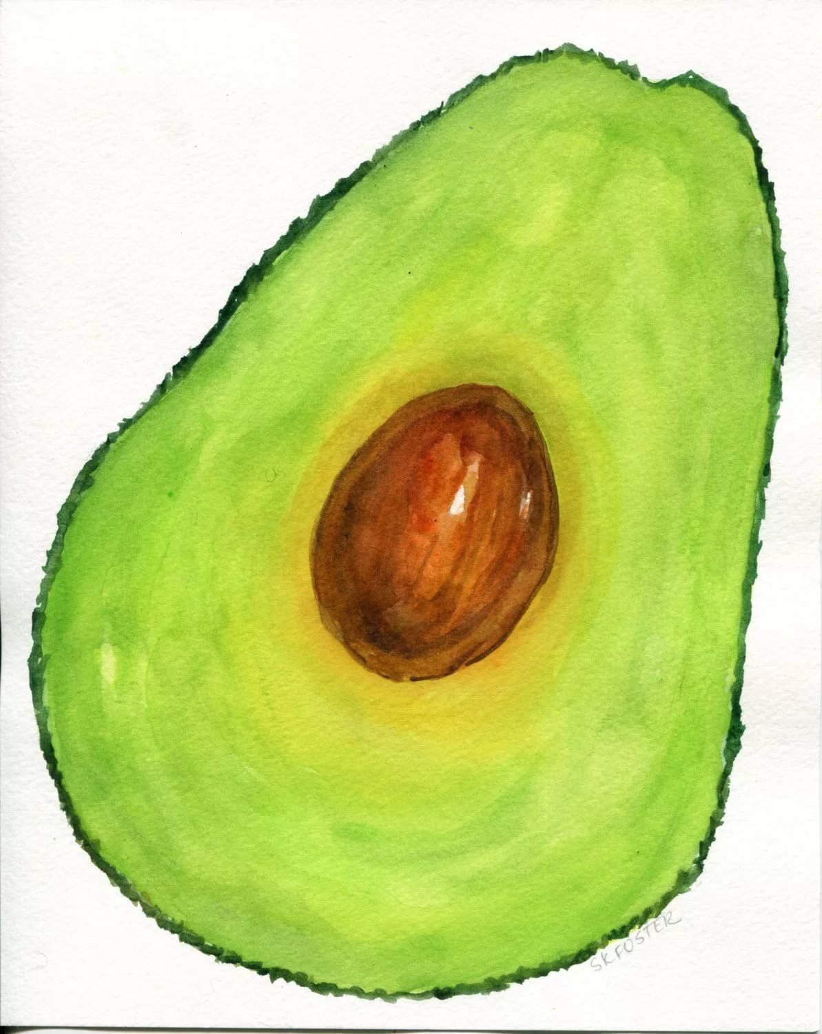 Рисуночки авокадо