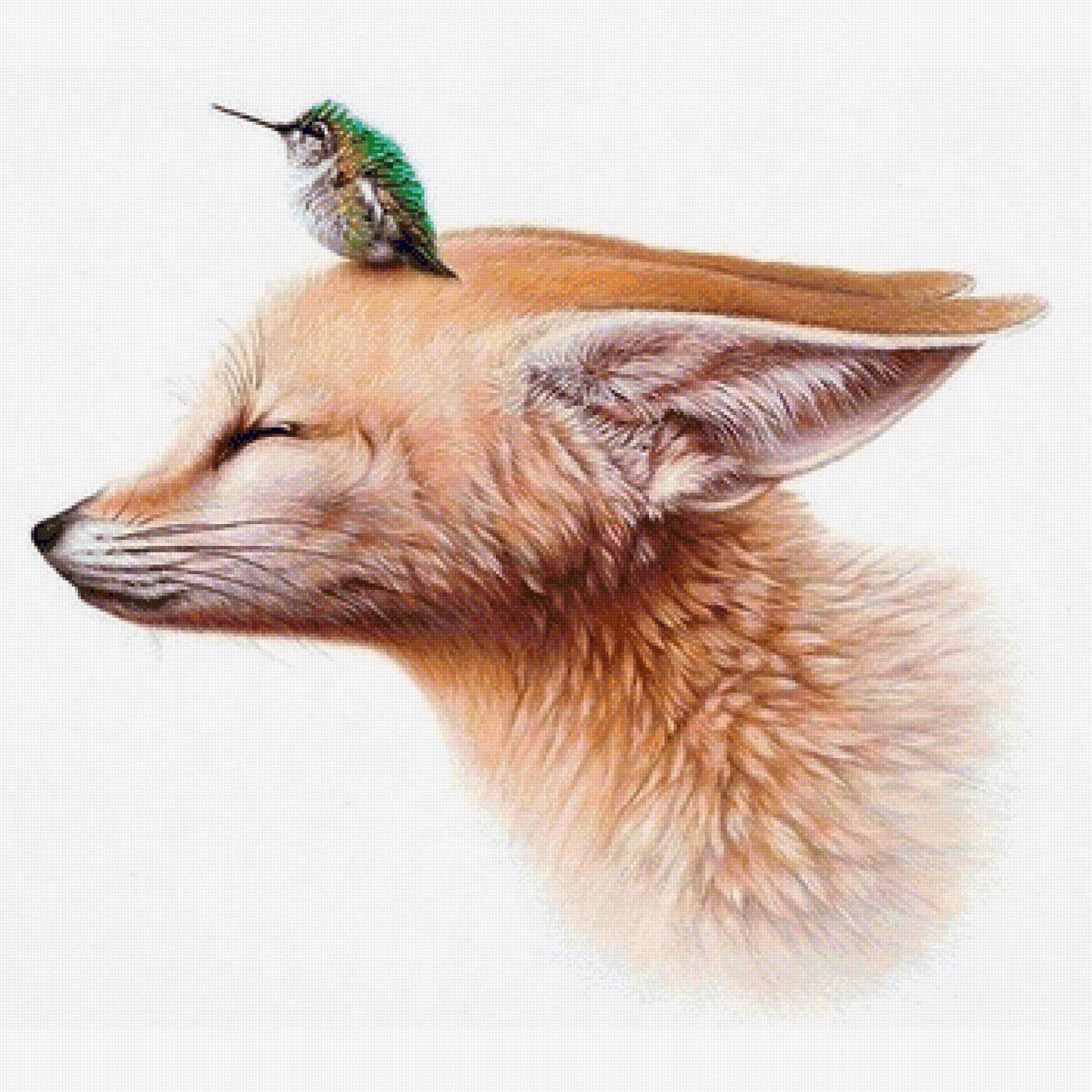 Новогодняя лиса