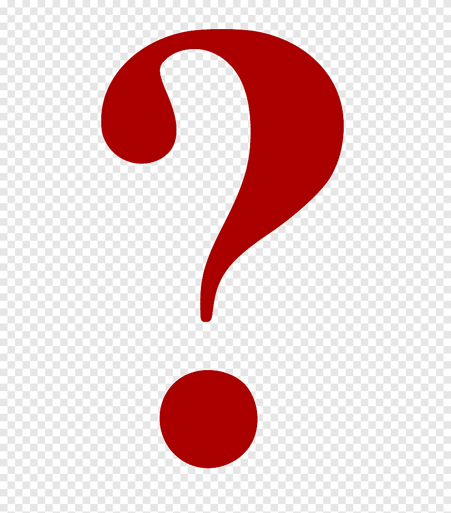 Знак вопроса бордовый