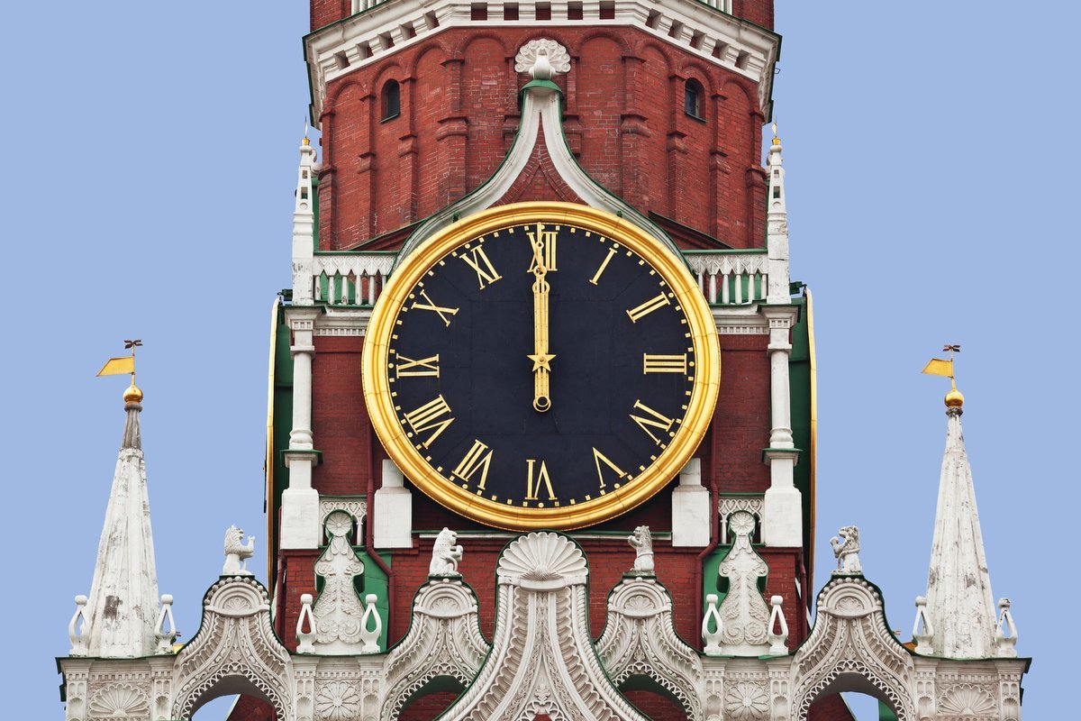 Часы Спасская башня Московского Кремля
