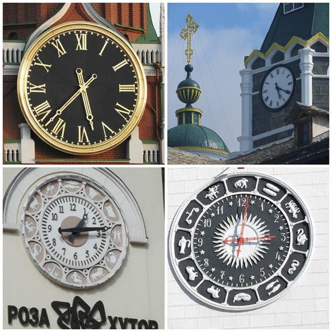Московские часы куранты срисовал