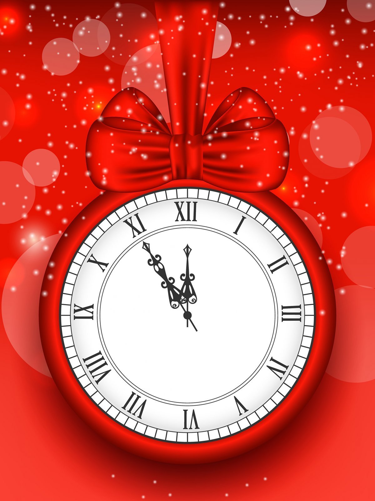 Новый год часы