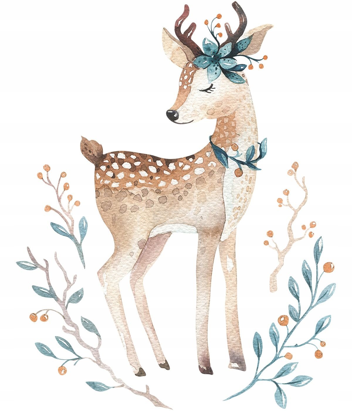 Наклейки для детей олени