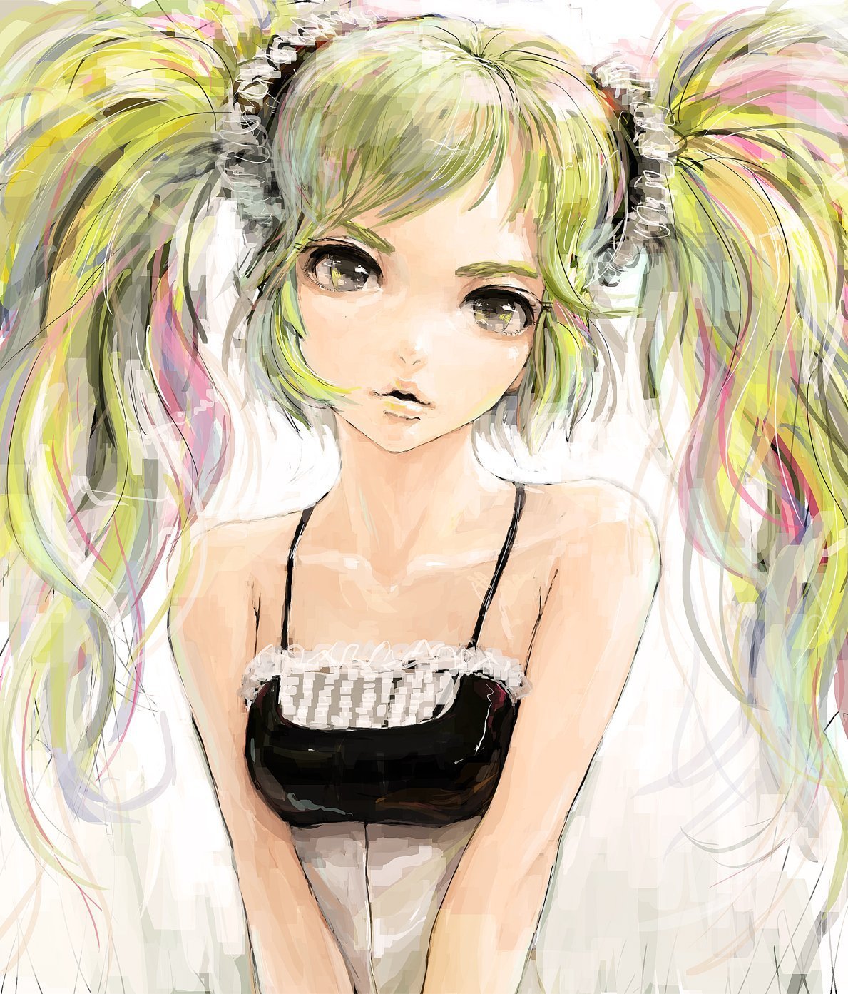 Аниме девушки с красивыми глазами